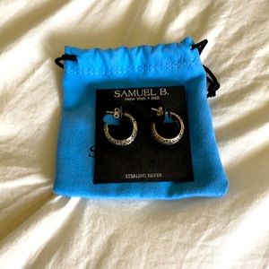 NWT silver hoops
